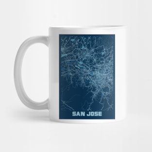 San Jose - Califonia Peace City Map Mug